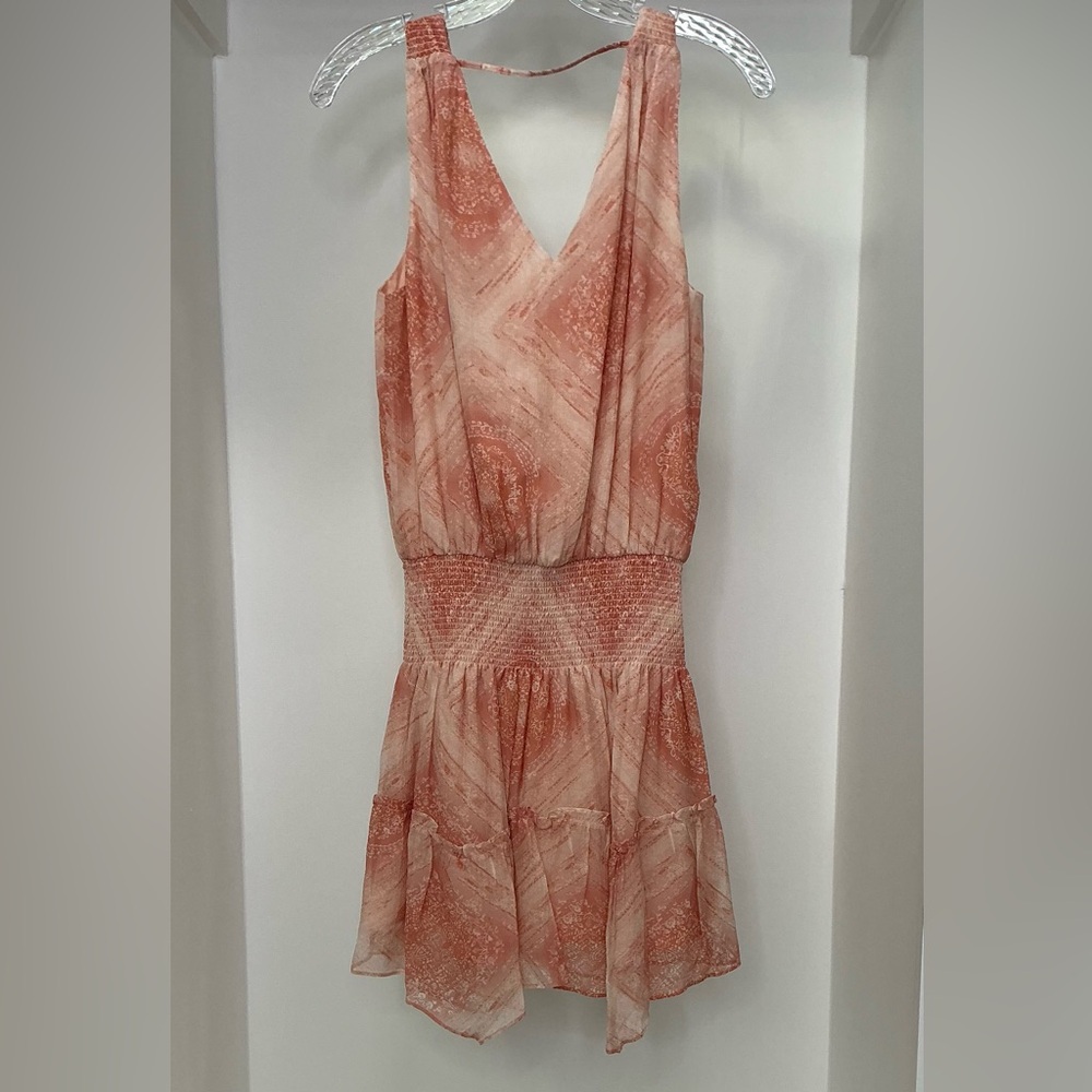 NWT Ramy Brook Sandra Silk Blend Mini Dress ~ Size M - Picture 1 of 5